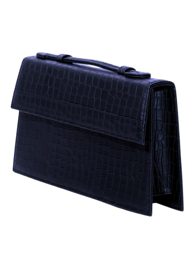 DEMURE Women's Trendy Sling Bag | Compact Crossbody Shoulder Bag with Adjustable Strap | Ideal for Everyday Use (Navy Blue) - Image 1